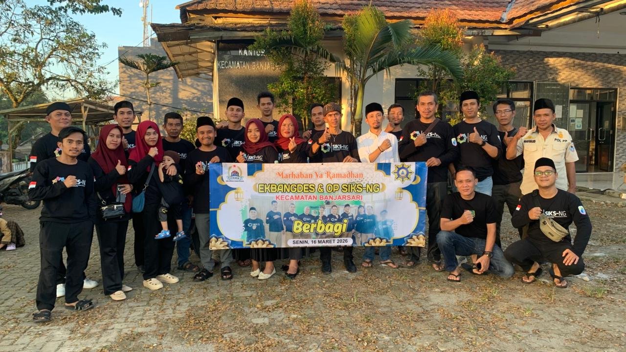 Marhaban Ya Ramadhan: Ekbangsos dan OP SIKS-NG Kecamatan Banjarsari Berbagi